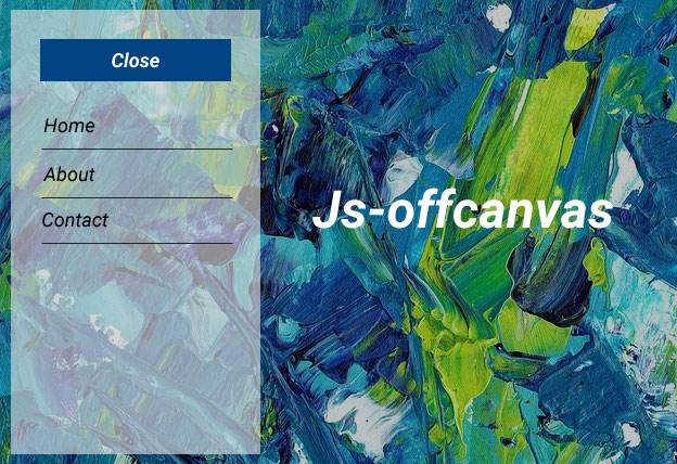 Flexible Jquery Off-canvas Navigation Plugin – Js-offcanvas