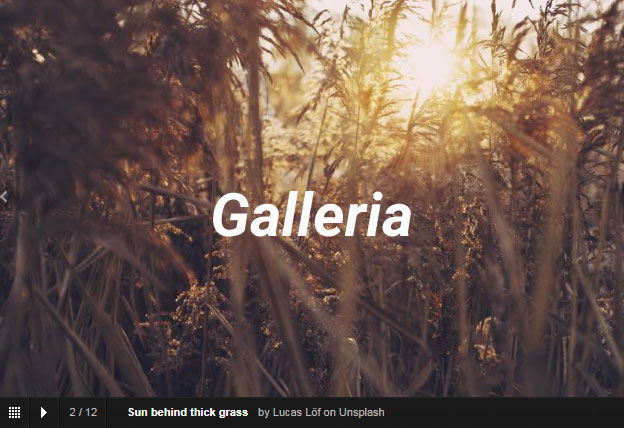 Responsive JavaScript Image Gallery Plugin – Galleria