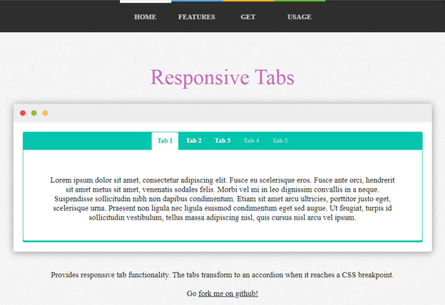 Responsive Tabs To Accordion jQuery Plugin – Responsive-tabs