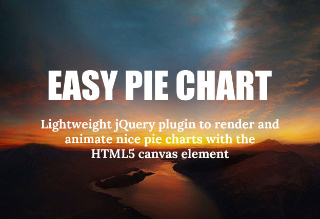 Simple & Lightweight Animated Pie Chart Plugin – easy-pie-chart
