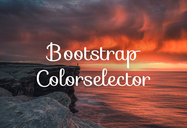 Simple Predefined Color Selector Plugin – Bootstrap Colorselector