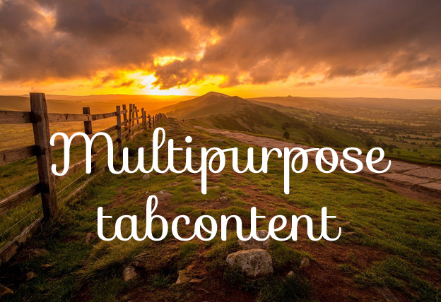 Responsive Supported jQuery Tab Plugin – Multipurpose Tabcontent