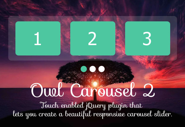 Super customizable & Responsive jQuery Carousel Plugin – Owl Carousel 2