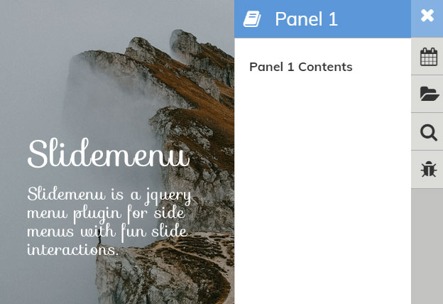 Super Customizable Animated Sidebar Menu – Slidemenu