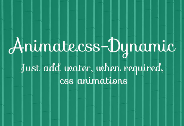 Dynamic Animation Library Using Animate.css – animate.css-dynamic